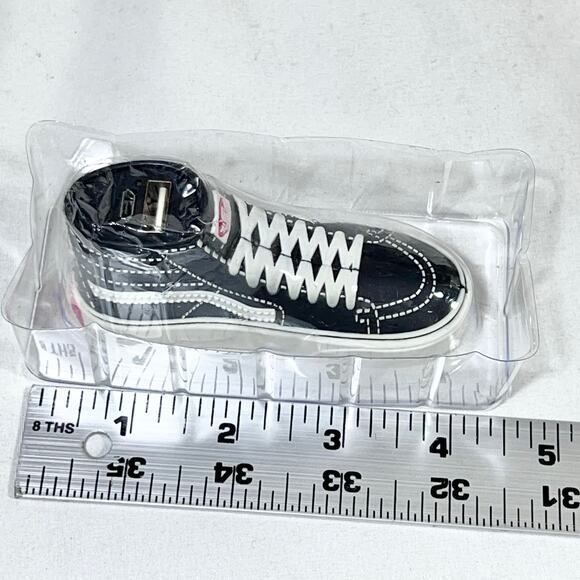 Vans Off The Wall Mini Small Portable Phone Charger Black Shoe Power Bank - Picture 7 of 7